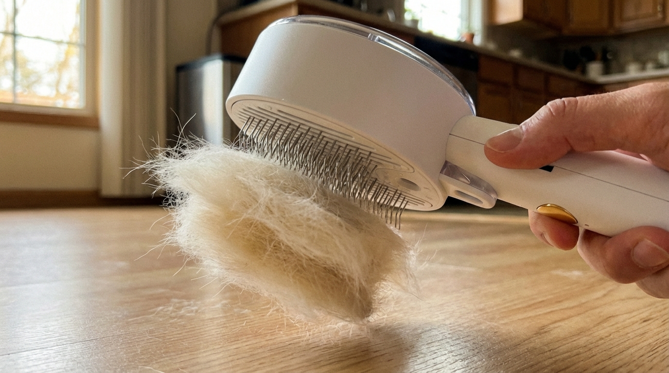 Samoczyszczenie Puchołapki jednym kliknięciem